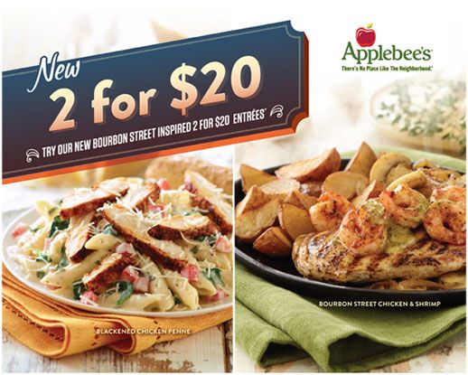 Applebees coupon and promo code