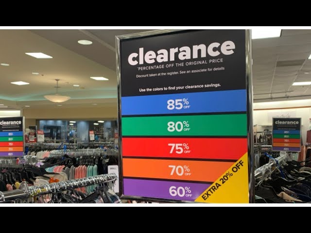 Belk  Clearance  section