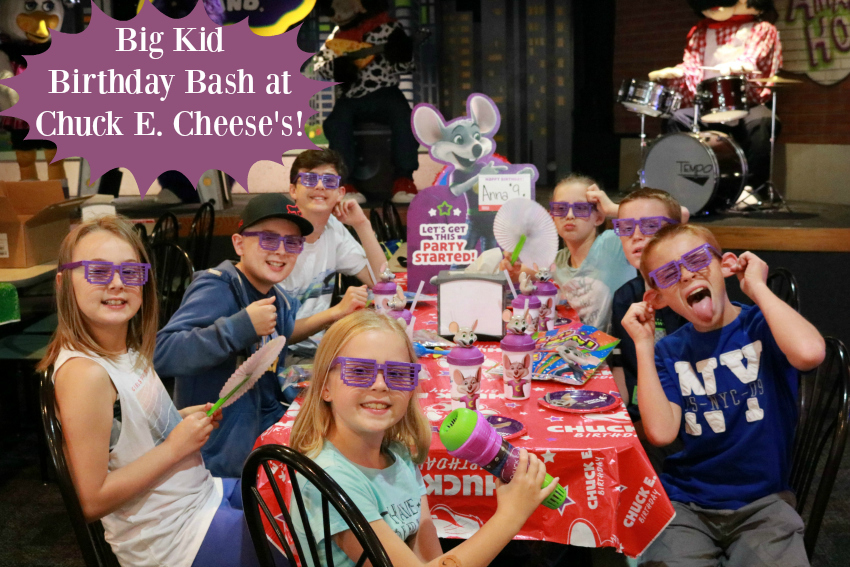 Kid's Birthday Party at Chuck E Cheeses