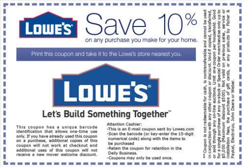 Lowe's  coupon