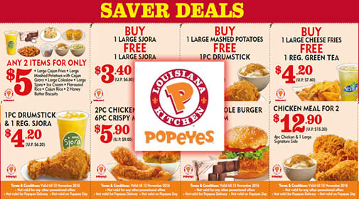 Popeyes  coupons